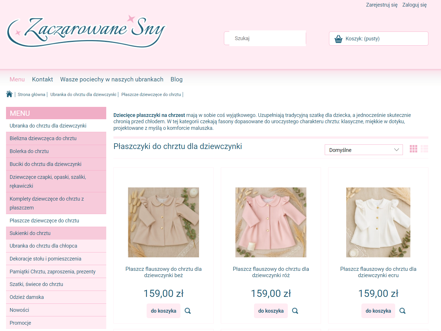 Jak dopasować płaszczyk do chrztu do sukienki, czapki i bucików?