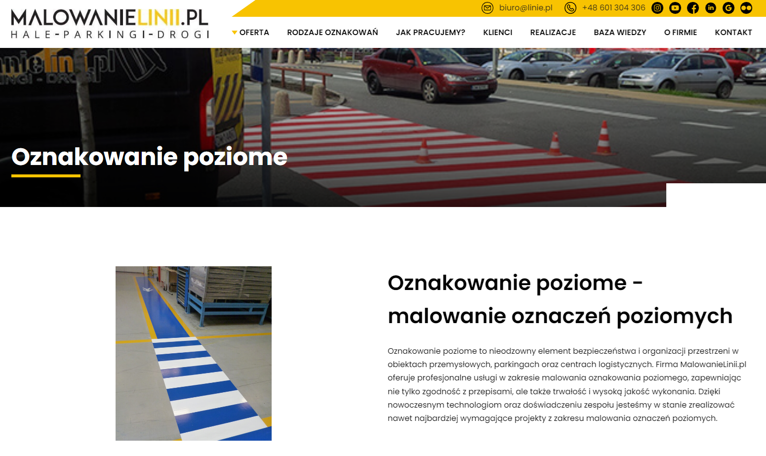 Jak oznakowanie poziome wpływa na organizację ruchu i bezpieczeństwo użytkowników w przestrzeni przemysłowej i komercyjnej?