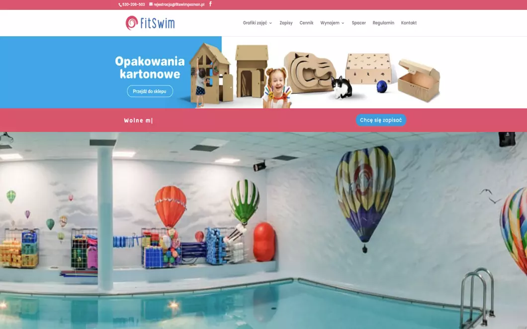 Basen Poznań | Fitswim - zrzut ekranu