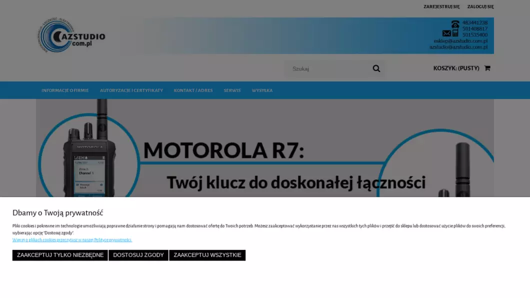 Urządzenia radiokomunikacyjne | Sklep internetowy azstudio.com.pl - zrzut ekranu