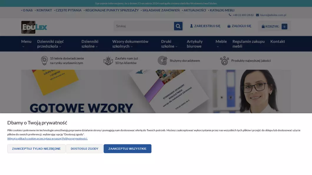 Wydawnictwo internetowe Edulex - zrzut ekranu