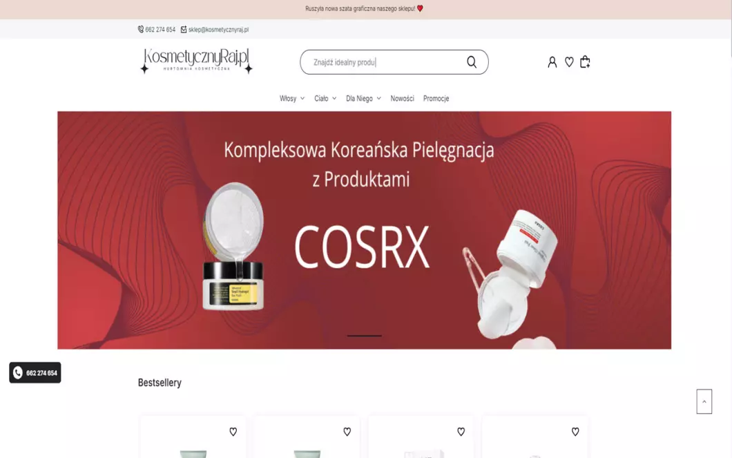 KosmetycznyRaj.pl - zrzut ekranu