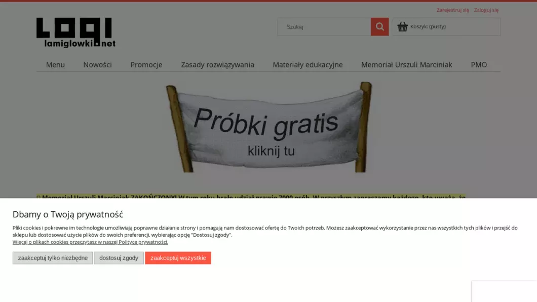 Łamigłówki - LOGI - zrzut ekranu