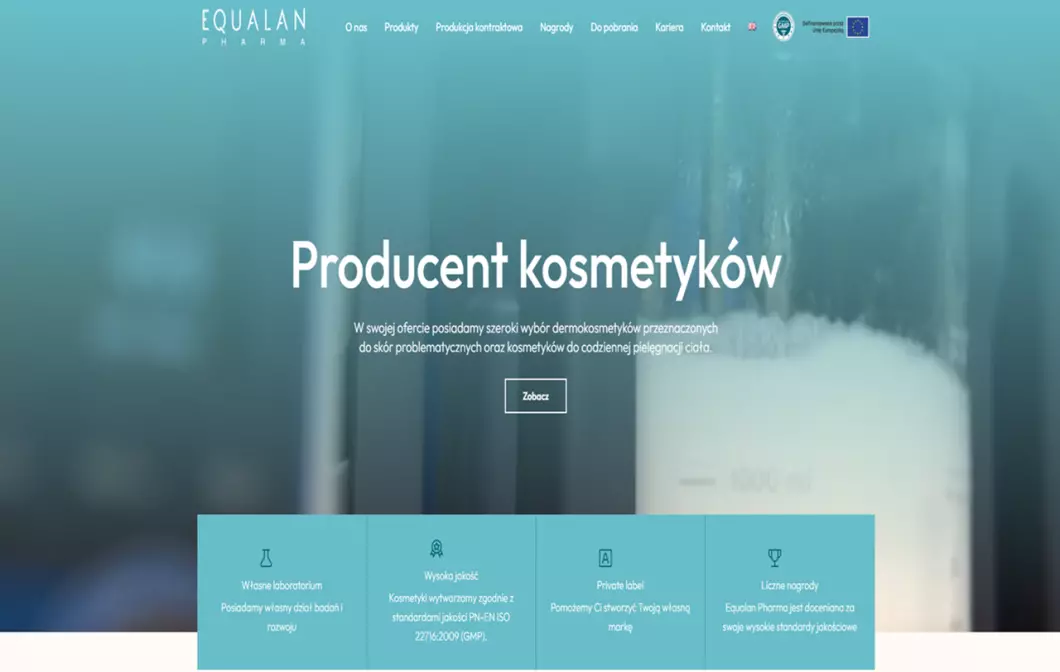 Equalan Pharma - zrzut ekranu