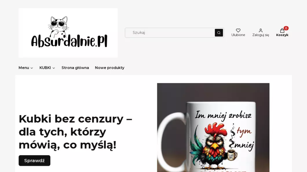 Absurdalnie.pl - zrzut ekranu