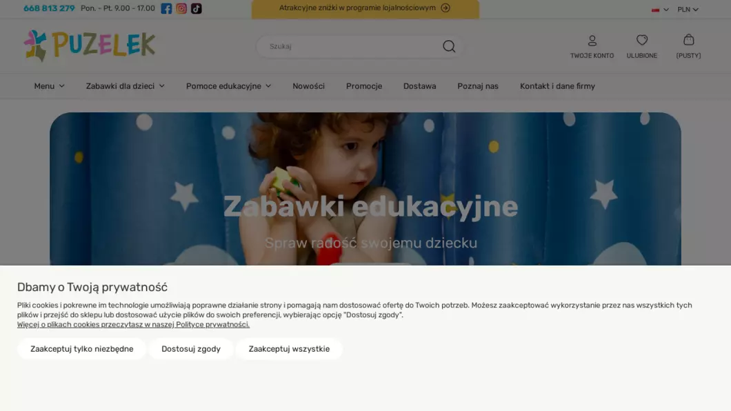 Zabawki i pomoce terapeutyczne - Puzelek - zrzut ekranu